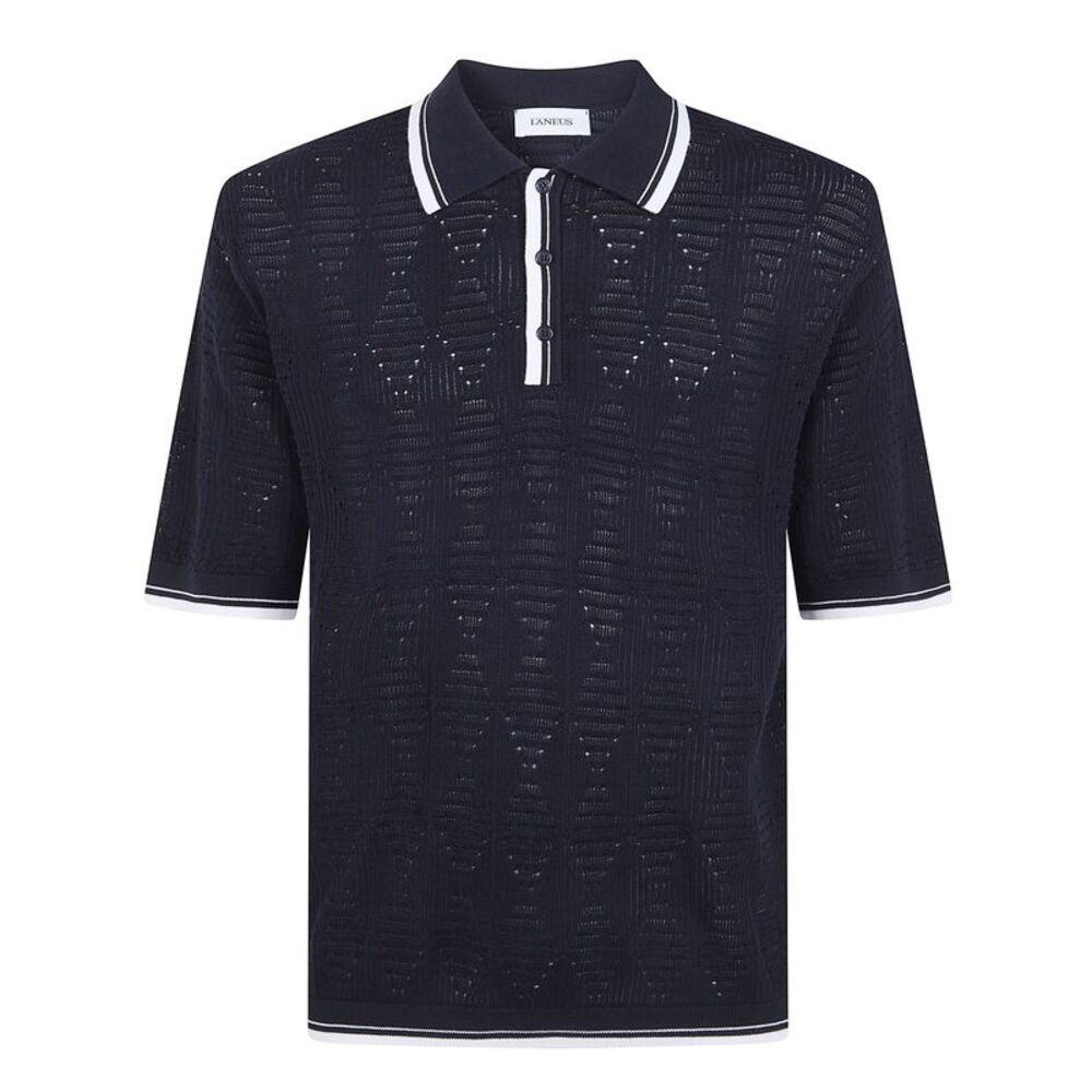 Laneus Men Knitted Polo Man